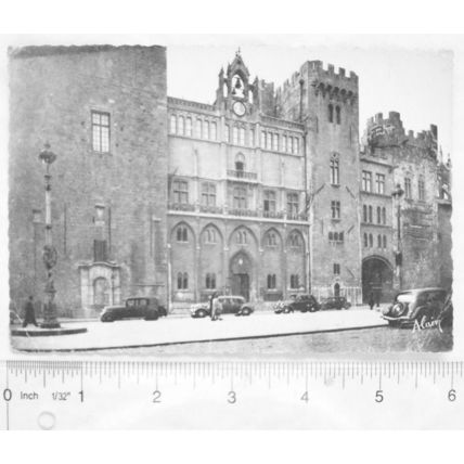 old postcard Narbonne, France