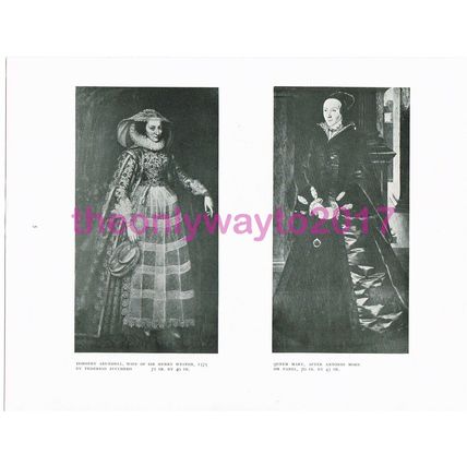 Dorothy Arundell, F Zucchero & Queen Mary, A More, Book Illustration, 1910