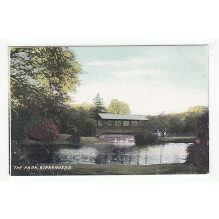 The Park Birkenhead Postcard Wirral Cheshire Lewis's Series