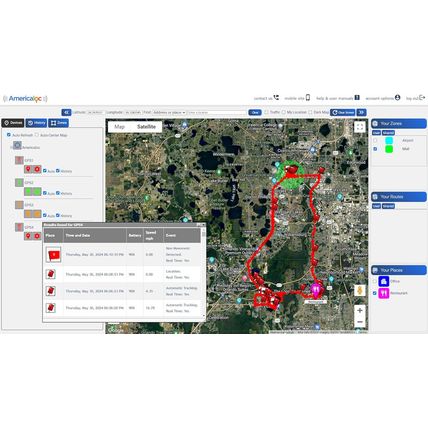 AMERICALOC GPS Tracker. GL300 MXW Series. No Subscription Required. Pay as You G