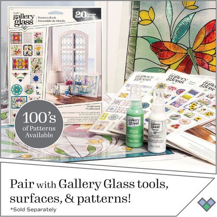 Gallery Glass Window Acrylic Craft Paint Set Formulated to Be Non-Toxic, Perfect