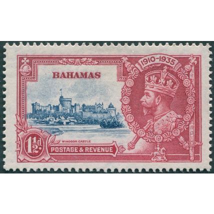 Bahamas 1935 1½d. deep blue & carmine Jubilee SG141 unused