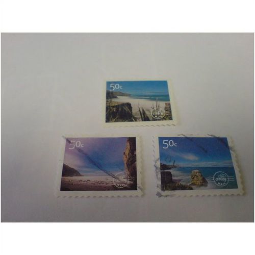 NEW ZEALAND CROSLEY MAIL 3 stamps USED