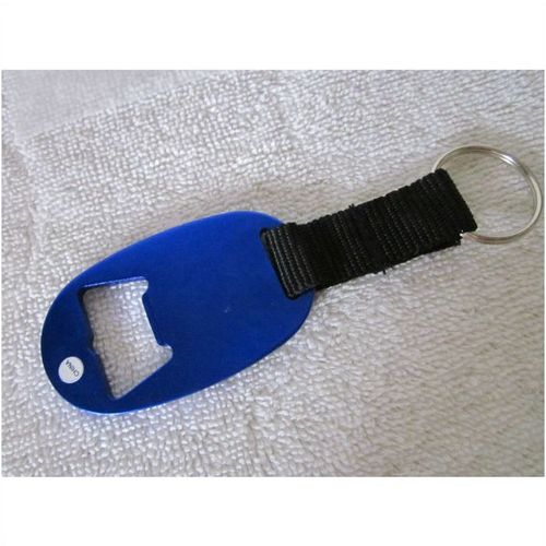 Brewers Best Beer Bottle Opener and Keychain Aluminum Blue