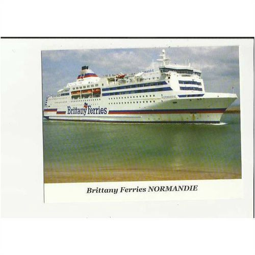 F.43 Brittany Ferries MV NORMANDIE Postcard