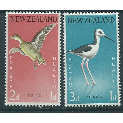 new zealand stamps health birds sg776 sg 776 mnh set