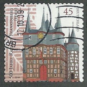 GER 2009 €0.45 (S/A) 'FRANKENBERG HALL' FINE USED (EBID48-615)
