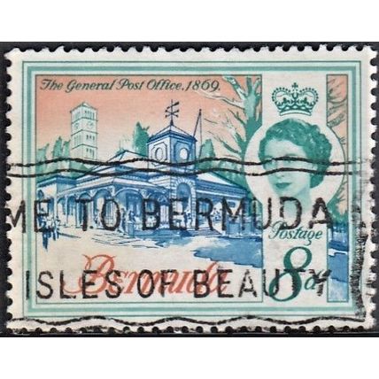 BERMUDA, 1962-68 8d General Post Office, SG 169 (Scott 181), used.