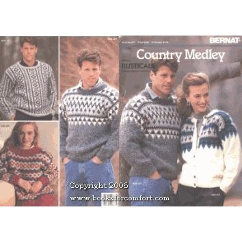 Bernat Handicrafter Country Medley Book No 677