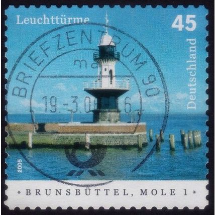 GERMANY 2005 Lighthouse Brunsbuttel 45c Sc#2345B - USED @M460