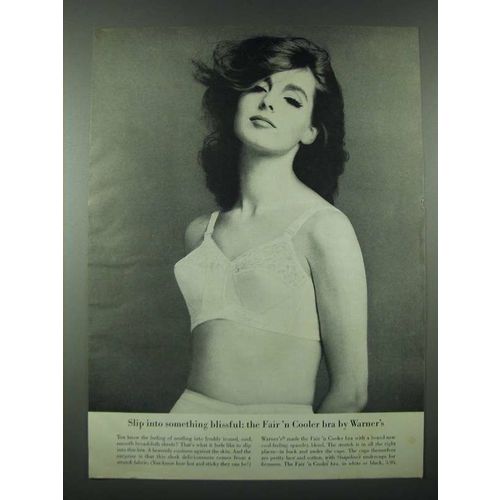 1963 Warner's Fair 'n Cooler Bra Ad - Slip Into Something Blissful