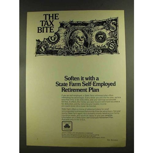 1972 State Farm Insurance Ad - The Tax Bite