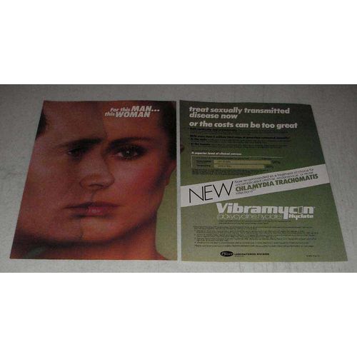1983 Pfizer Vibramycin Ad - Treat Sexually Transmitted