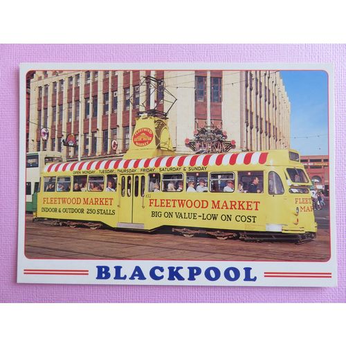 Blackpool Tram, Lancashire, Postcard #26