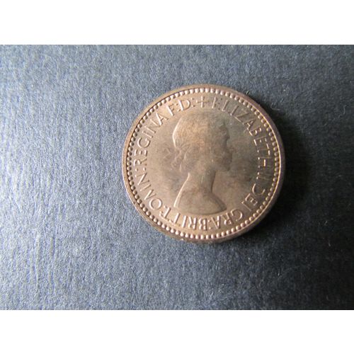 1953 QUEEN ELIZABETH II FARTHING UNCIRCULATED FREE POST. (x) AAH