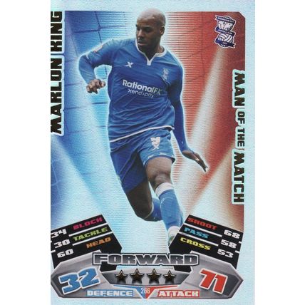 Match Attax Championship 2011/2012 266 Marlon King Birmingham City MOTM