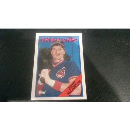 1988 Topps Card # 728 Andy Allanson Excellent (5) Cleveland Indians