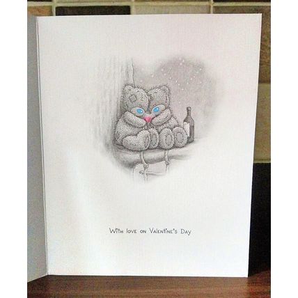 Valentine's Card - Tatty Teddy - Boyfriend - ( Velvet Strip ) 001
