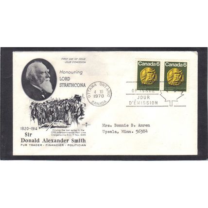 FDC Rose Craft 6c Smith Pair (Cachet-Typed/A) CV41566