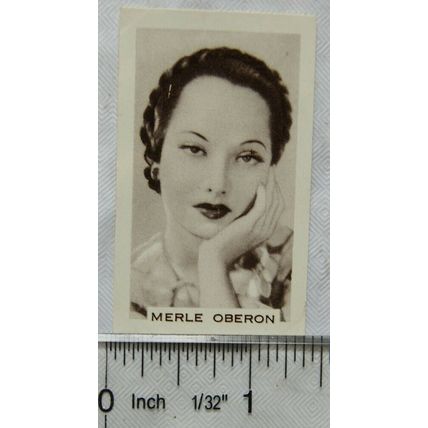1936 Fucchino's Cinema Stars No. 60 Merle Oberon