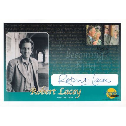 Robert Lacey Queen Elizabeth II Book Author Hand Signed FDC