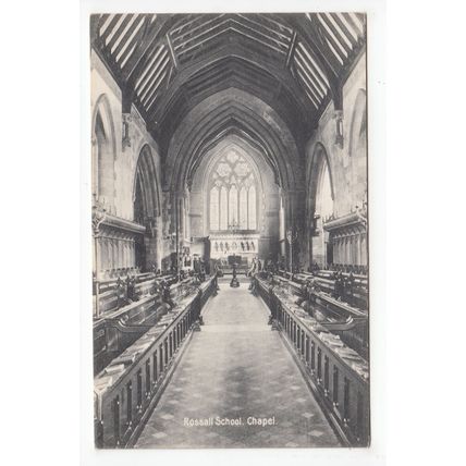 The Chapel Rossall School Fleetwood Postcard Lancashire