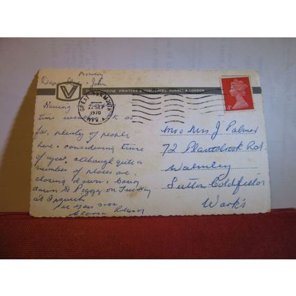 NORTH BEACH, GREAT YARMOUTH, used vintage postcard by Valentine 1970 pm =