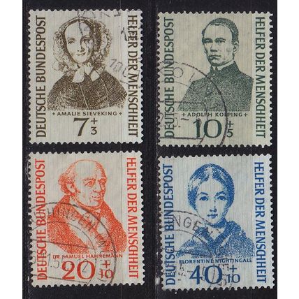 GERMANY BUND [1955] MiNr 0222-25 ( O/used ) [03]