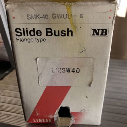 new NB 40GWUUE NIPPON BEARING SMK40-GWUU-E SLIDE BUSH LINEAR BEARING NB SMK,AA