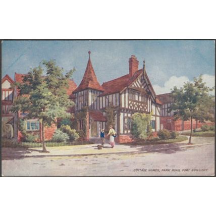 Cottage Homes, Park Road, Port Sunlight, Cheshire, c.1910s - Lever Brothers PC