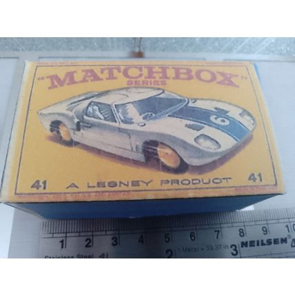 Matchbox - No41 Ford GT Racer - OVERSIZE PROMOTION - Replica Box -