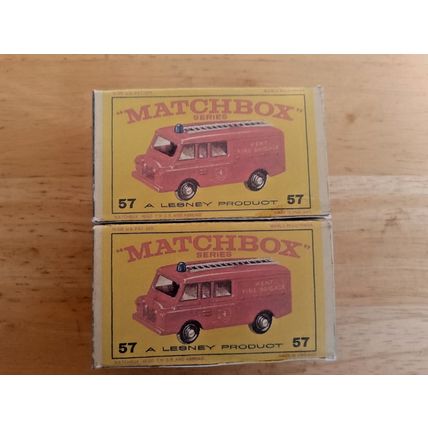 Matchbox - No57 Land Rover Fire Truck - Replica / Repro Box