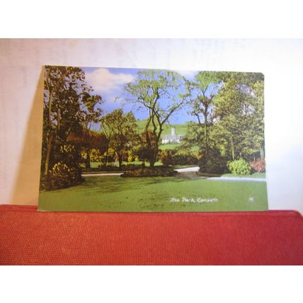 THE PARK, CONSETT, Co. Durham used postcard by M & L. 1967 pm =