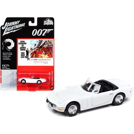 1967 Toyota 2000GT Convertible White (James Bond 007) "You Only Live Twice" (...