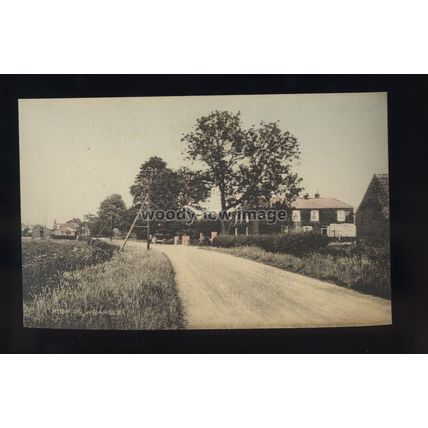 TQ3236 - Lincs - Farm Houses along High Road, in Wrangle Village - postcard