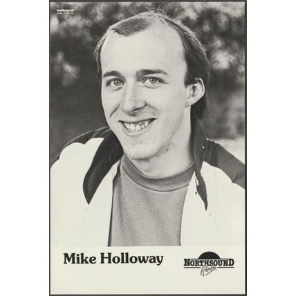 Mike Holloway, Northsound Radio, c.1985 - Publicity Card