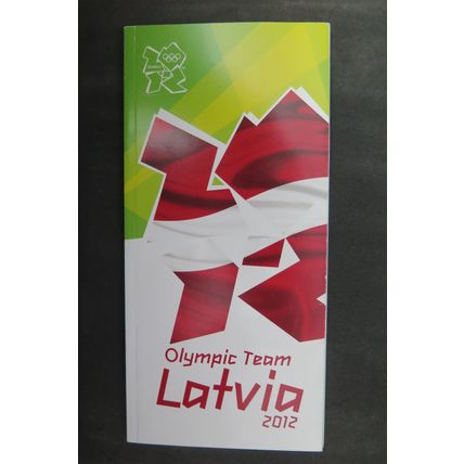 2012 LONDON OLYMPICS LATVIA TEAM GUIDE - RARE