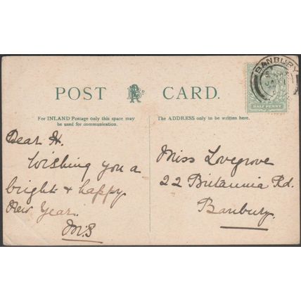 Wroxton Abbey, Banbury, Oxfordshire, 1906 - Brown & Rawcliffe Postcard