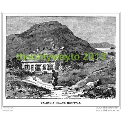 Valencia (Valentia) Island Hospital, Ireland, 1886, REPRODUCTION