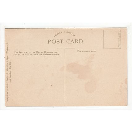 Pickering Tors Dovedale Postcard Derbyshire G Marsden & Son Artistic Series
