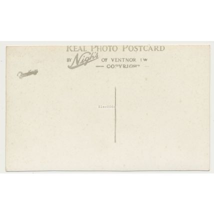 VENTNOR STEEPHILL CASTLE Flowers Brook Chain Radar mid 20th C. RPPC Nighs 5523