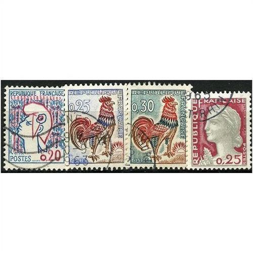1960's 4 different values - #3302 fine used (o)