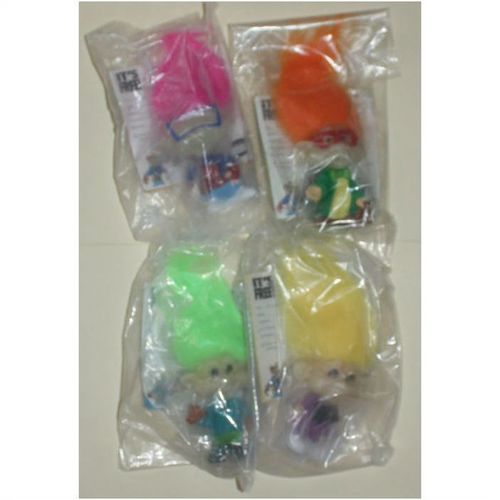 1993 Burger King Glow in the Dark Trolls Complete Set of 4 Mint in Package