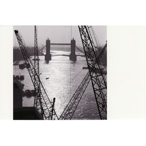 Postcard Tower Bridge River Thames London 1964 Riverside Gantries - John Gay