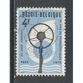 Belguim.50th Anniversary of Belgium Radio stamp.Fine Used.Dec14
