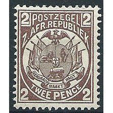 Transvaal 1885 SG177 2d Brown Purple Mounted Mint ... .