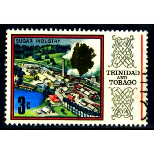 TRINIDAD AND TOBAGO 1969 SG 340 3c SUGAR REFINERY FINE USED #2