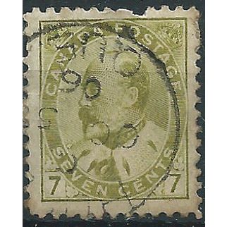 Canada 1903 SG181 7c Greenish-Bistre Fine Used . . ..