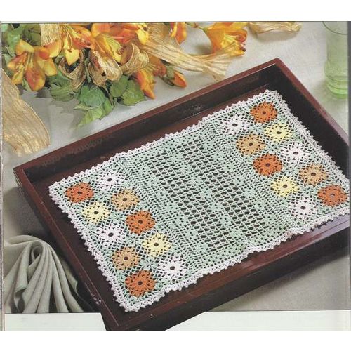 Beautiful Crochet Doily PATTERN Posy Patch