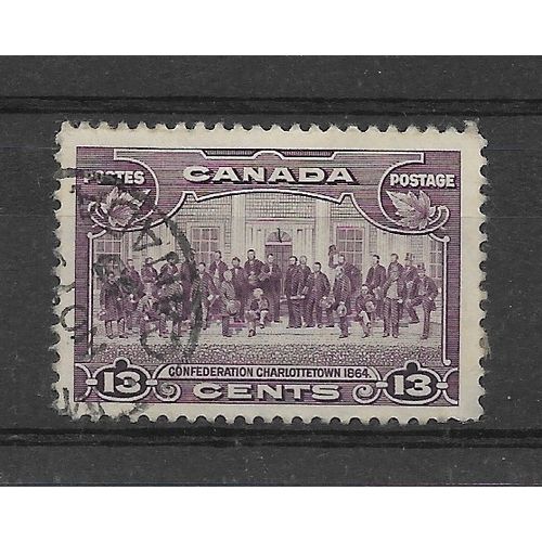 Canada.SG348 13c Confederation Conference,Charlottetown,1864.Fine Used.June18